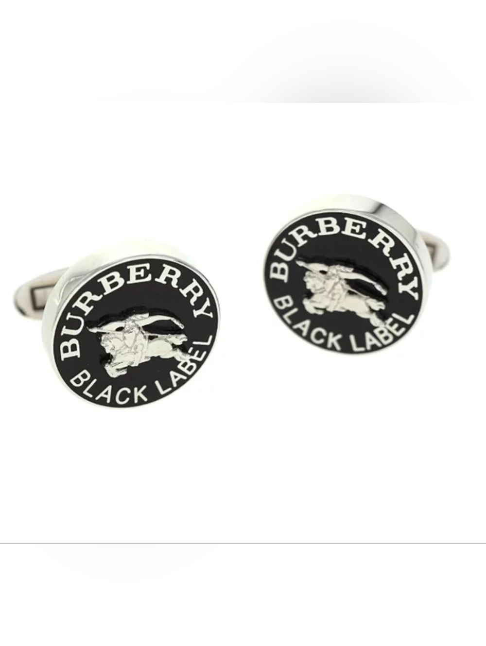 Burberry Black Label Silver Cufflinks